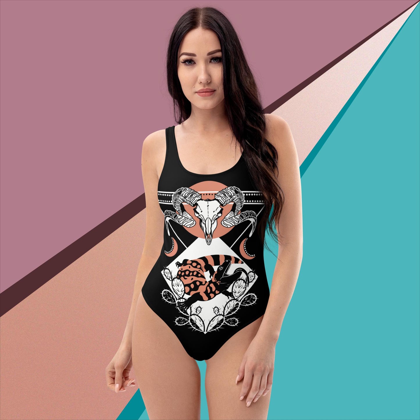 Desert Gila One-Piece Swimsuit